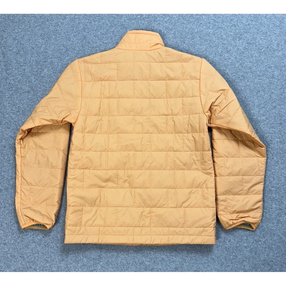 Patagonia Jacket Kids Large 12 Orange Nano Puff Quilt Brick Insulated‎ Puffer